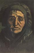 Vincent Van Gogh Head of a Peasant Woman with Dard Cap (nn014) oil painting
